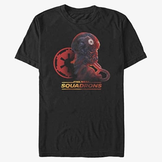 T-shirt Merch Star Wars: Squadrons - Imperial Pilot Unisex T-Shirt Black