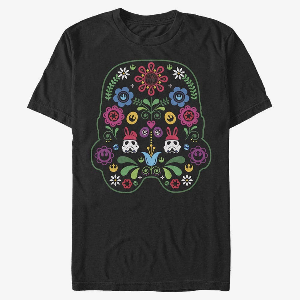 T-shirts Merch Star Wars: Classic - Trooper Rosemaling Unisex T-Shirt Black