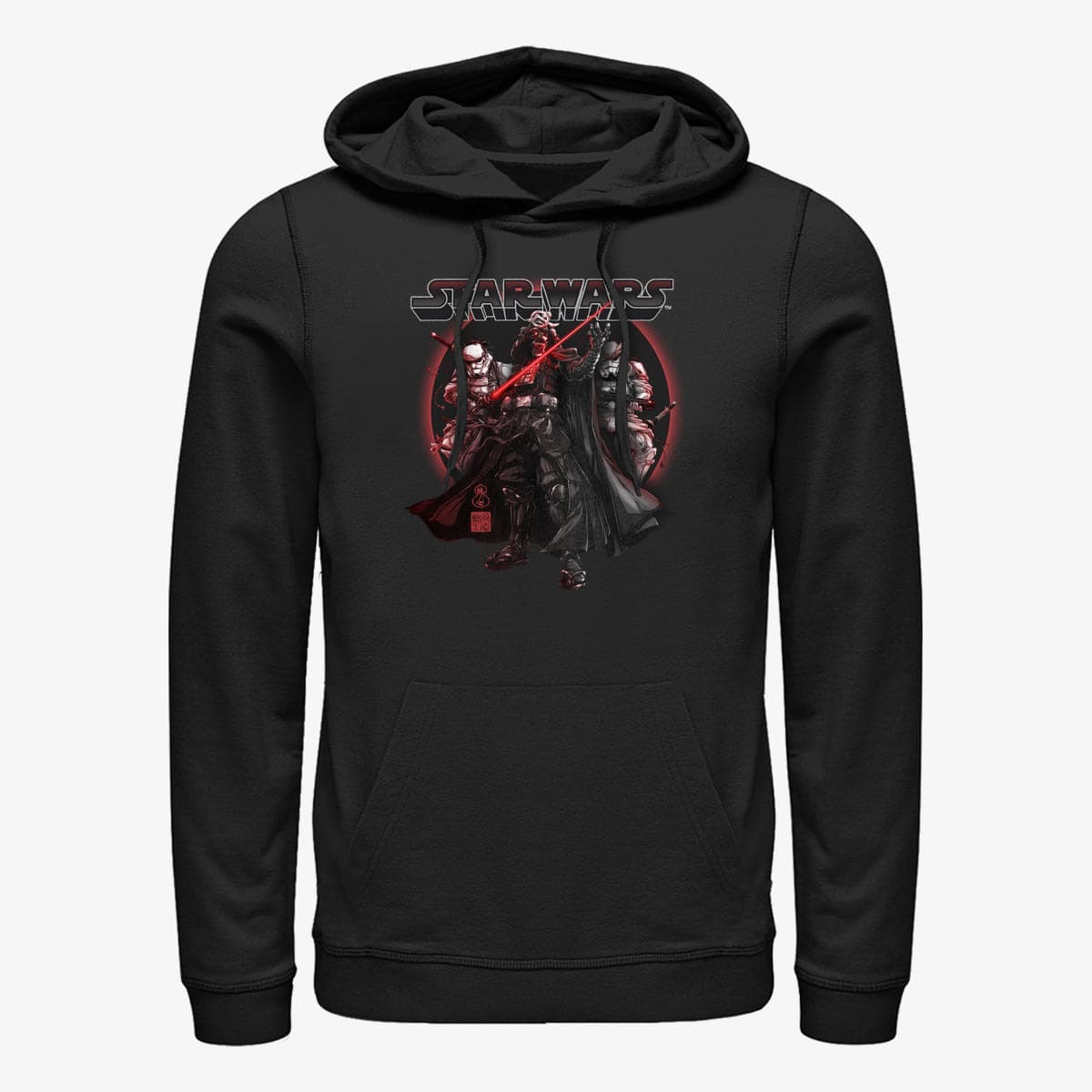 Dukserice Merch Star Wars: Visions - VISION VADER Unisex Hoodie Black