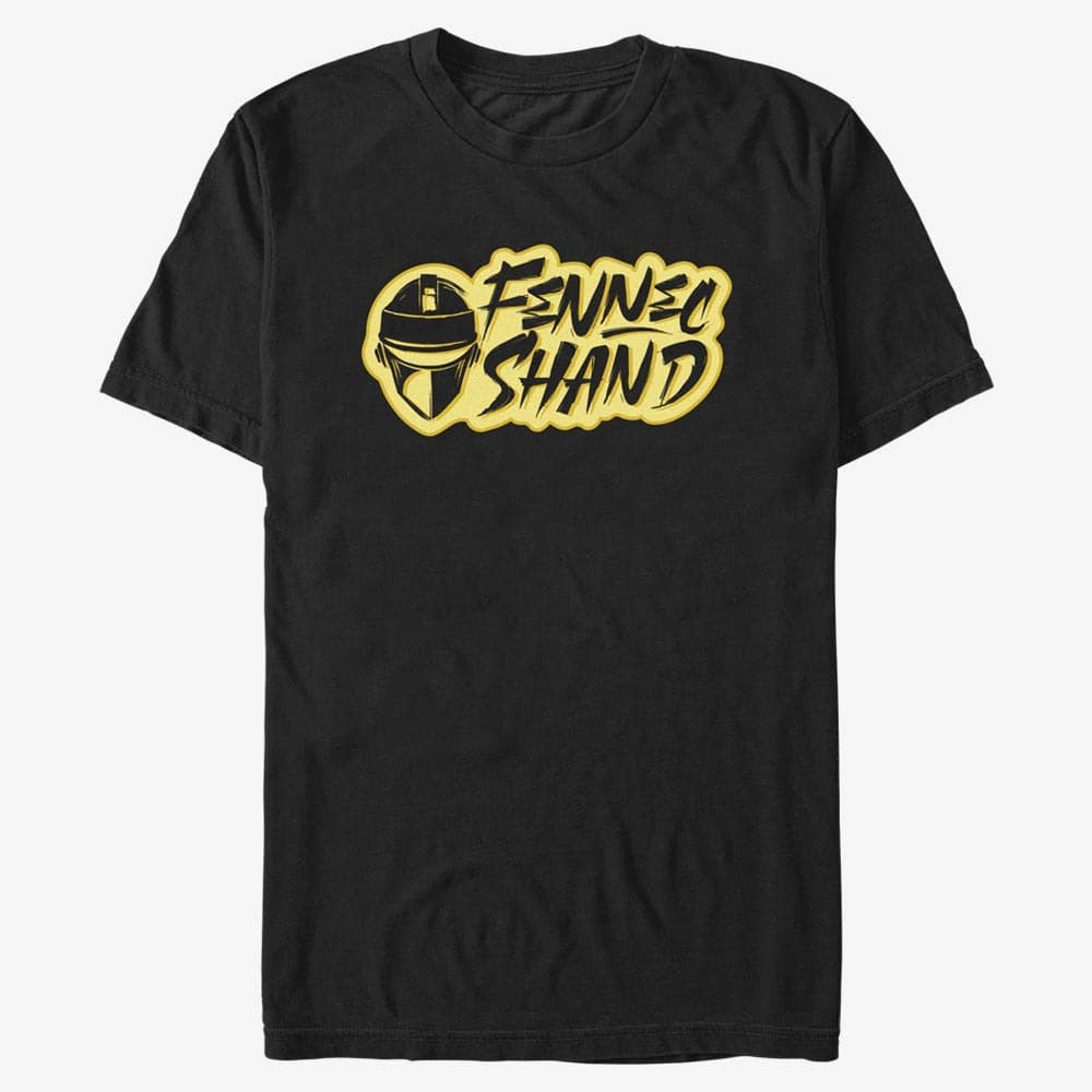 T-shirts Merch Star Wars Book of Boba Fett - Fennec Shand Text Logo Unisex T-Shirt Black