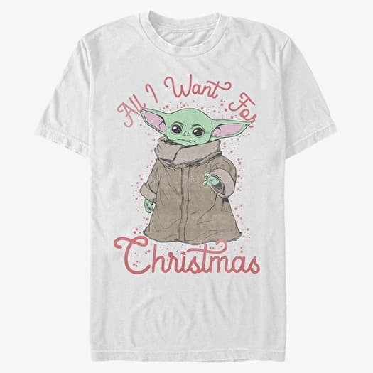 T-shirt Merch Star Wars: The Mandalorian - Santa Baby Unisex T-Shirt White