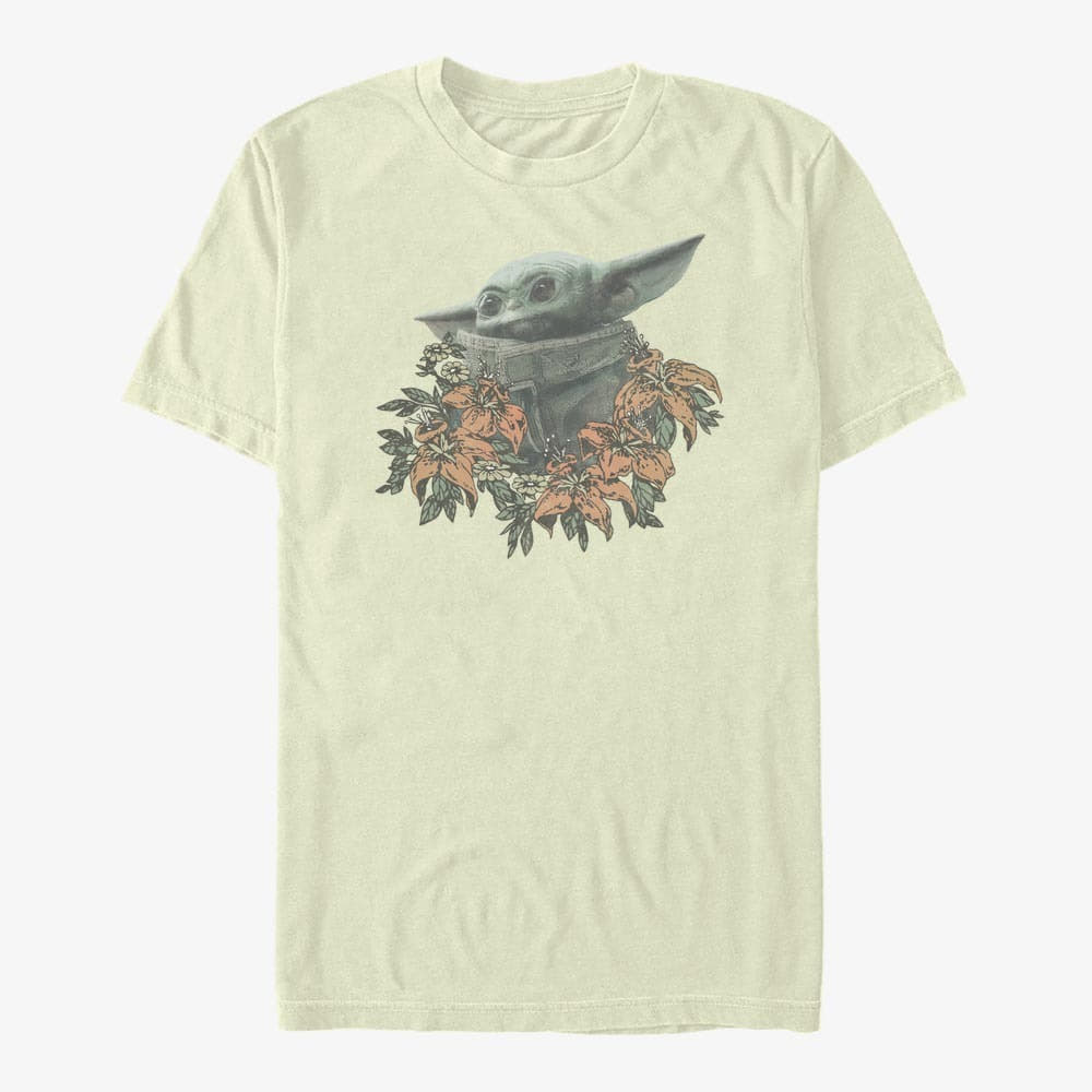 Camisetas Merch Star Wars: The Mandalorian - FLOWER CHILD Unisex T-Shirt Natural