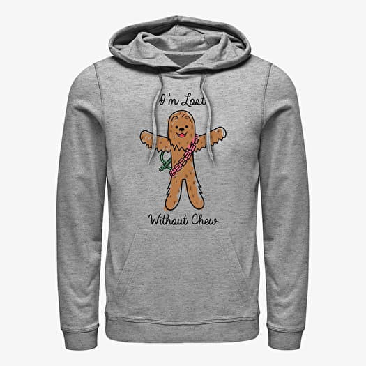 Sweatshirt Merch Star Wars: Classic - Lost Without Chew Unisex Hoodie Heather Grey