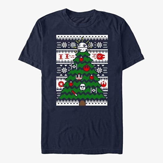 T-shirt Merch Star Wars: Classic - Galactic Tree Unisex T-Shirt Navy Blue