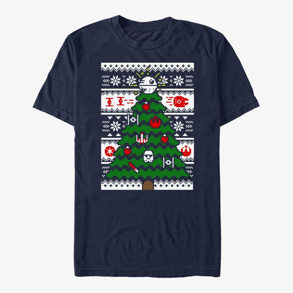 T-shirts Merch Star Wars: Classic - Galactic Tree Unisex T-Shirt Navy Blue