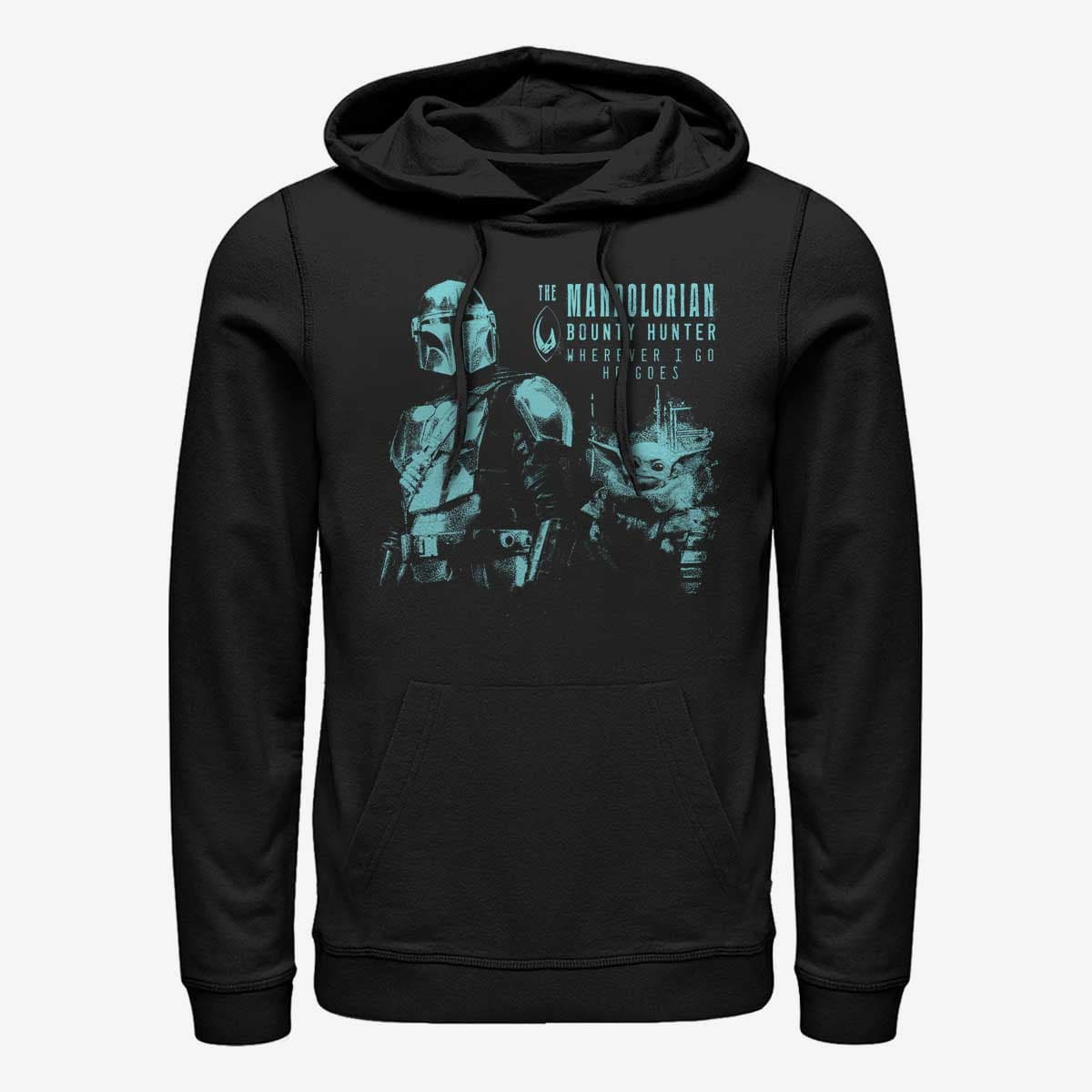 Sweatshirts Merch Star Wars: The Mandalorian - And Cub Unisex Hoodie Black