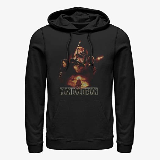 Merch Star Wars: Mandalorian - Fett Journey Unisex Hoodie Black