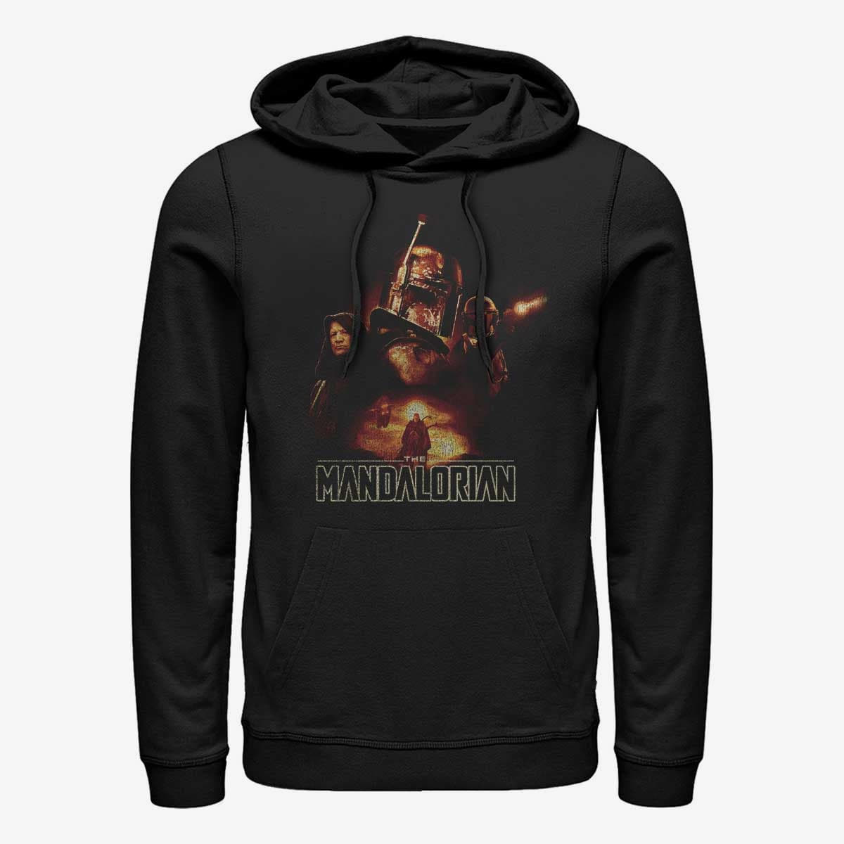 Mikine Merch Star Wars: Mandalorian - Fett Journey Unisex Hoodie Black