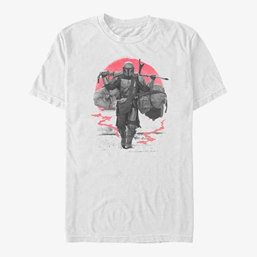 Merch Star Wars: The Mandalorian - MandoMon Epi2 Reality Unisex T-Shirt White
