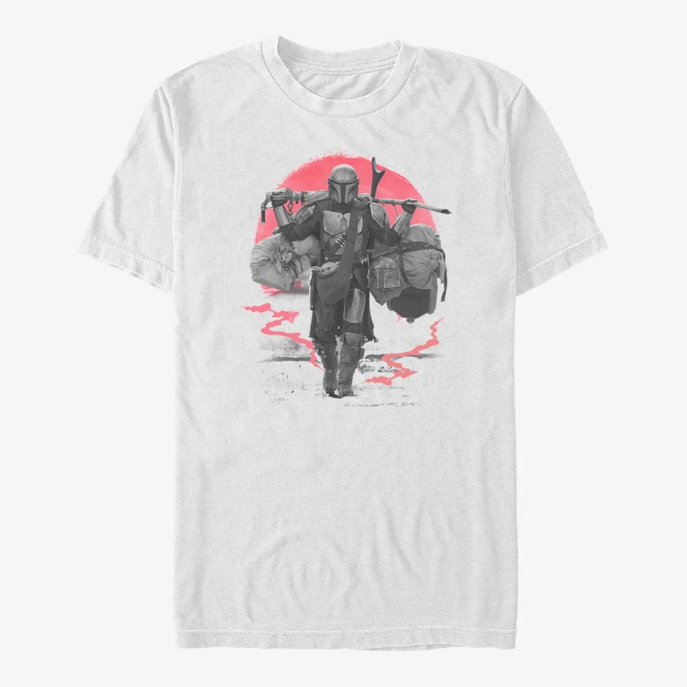 T-shirts Merch Star Wars: The Mandalorian - MandoMon Epi2 Reality Unisex T-Shirt White