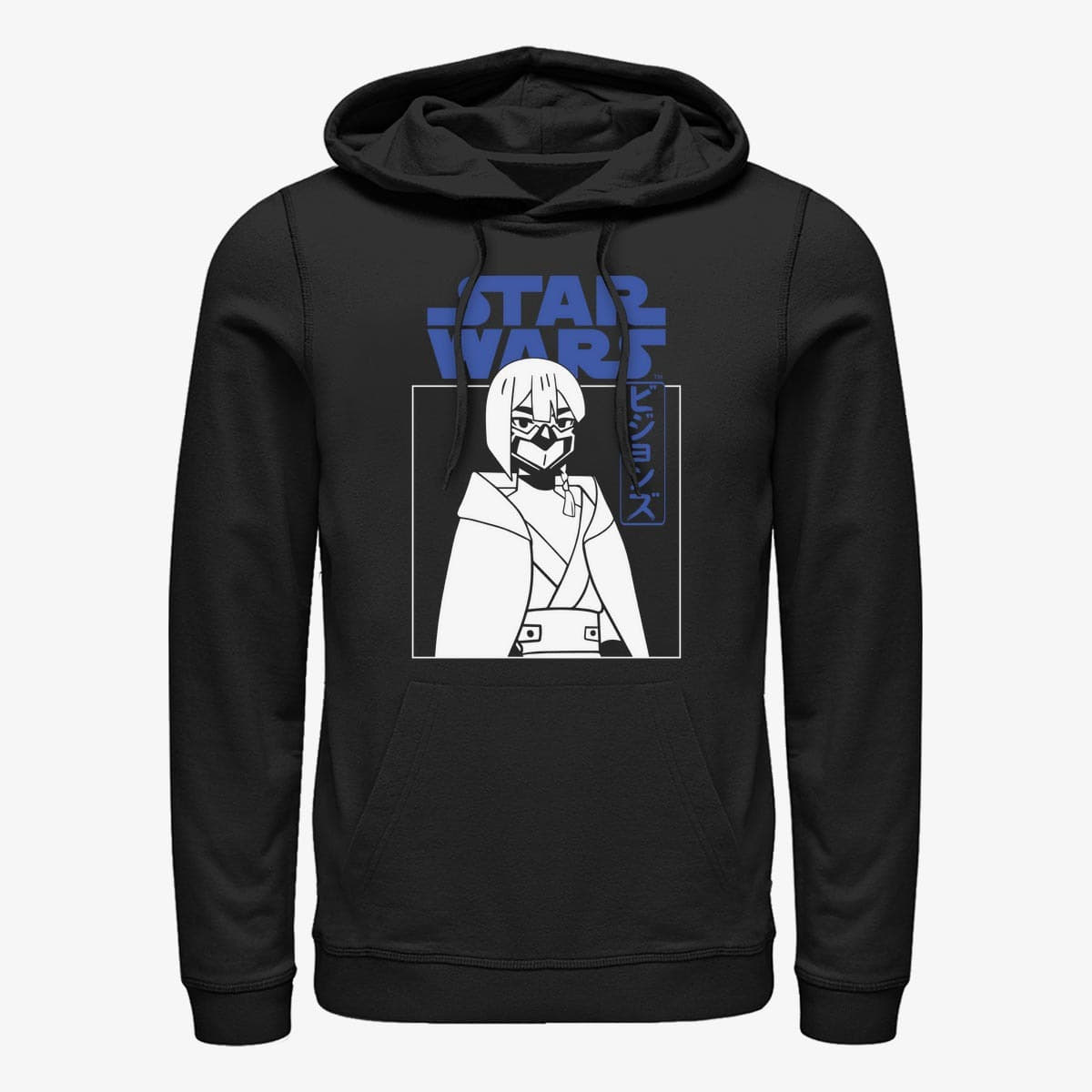 Hættetrøjer og sweatshirts Merch Star Wars: Visions - Village Bride Masked Girl Unisex Hoodie Black