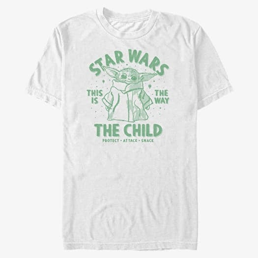 Merch Star Wars: The Mandalorian - Brain Child Unisex T-Shirt White