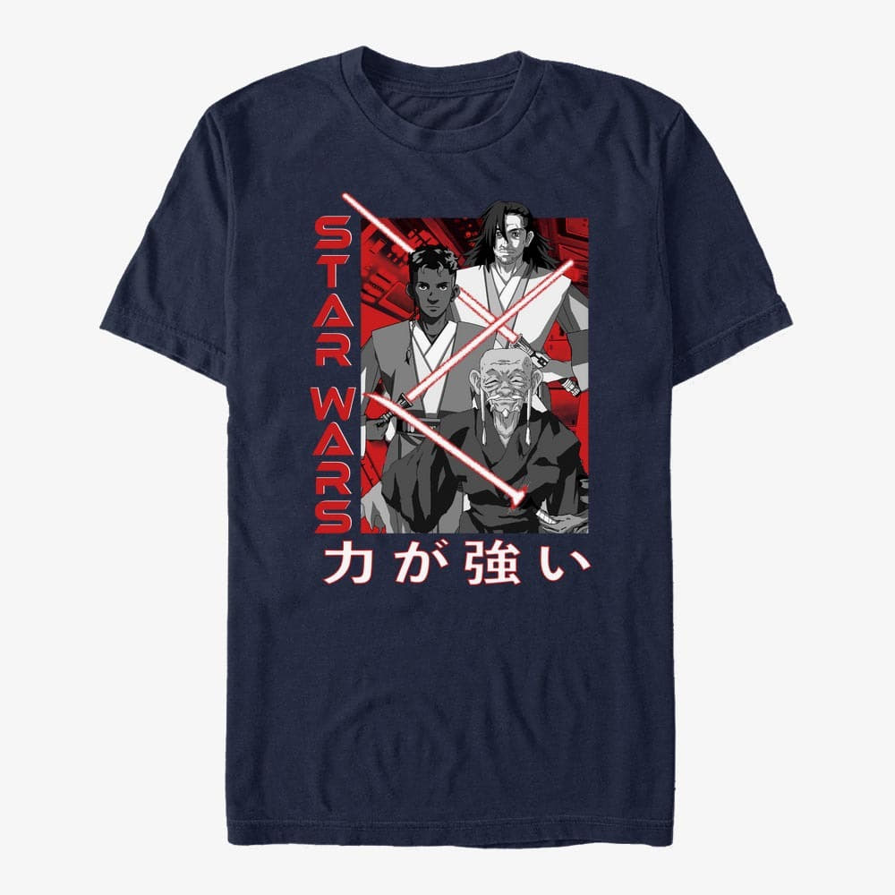 T-shirts Merch Star Wars: Visions - Weapons Anime Unisex T-Shirt Navy Blue