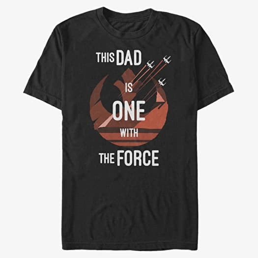 T-shirt Merch Star Wars: Classic - Dad Force One Unisex T-Shirt Black