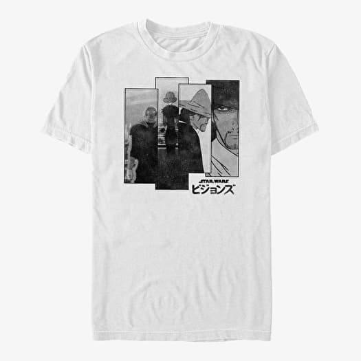 Tričko Merch Star Wars: Visions - Akakiri Panels Unisex T-Shirt White