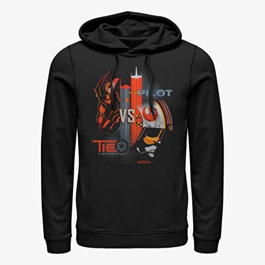 Mikina Merch Star Wars: Squadrons - Empire vs Rebels Unisex Hoodie Black