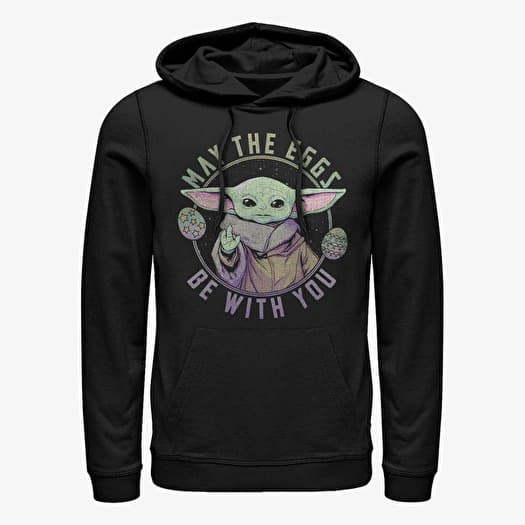 Merch Star Wars: The Mandalorian - May the Eggs Unisex Hoodie Black