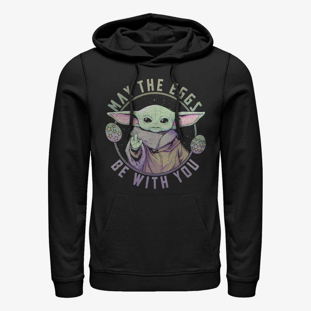 Hættetrøjer og sweatshirts Merch Star Wars: The Mandalorian - May the Eggs Unisex Hoodie Black