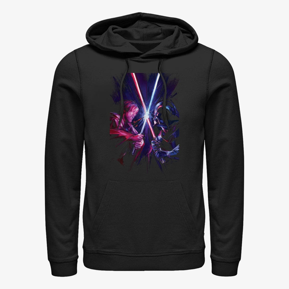 Hættetrøjer og sweatshirts Merch Star Wars Obi-Wan - Kenobi Vader Unisex Hoodie Black