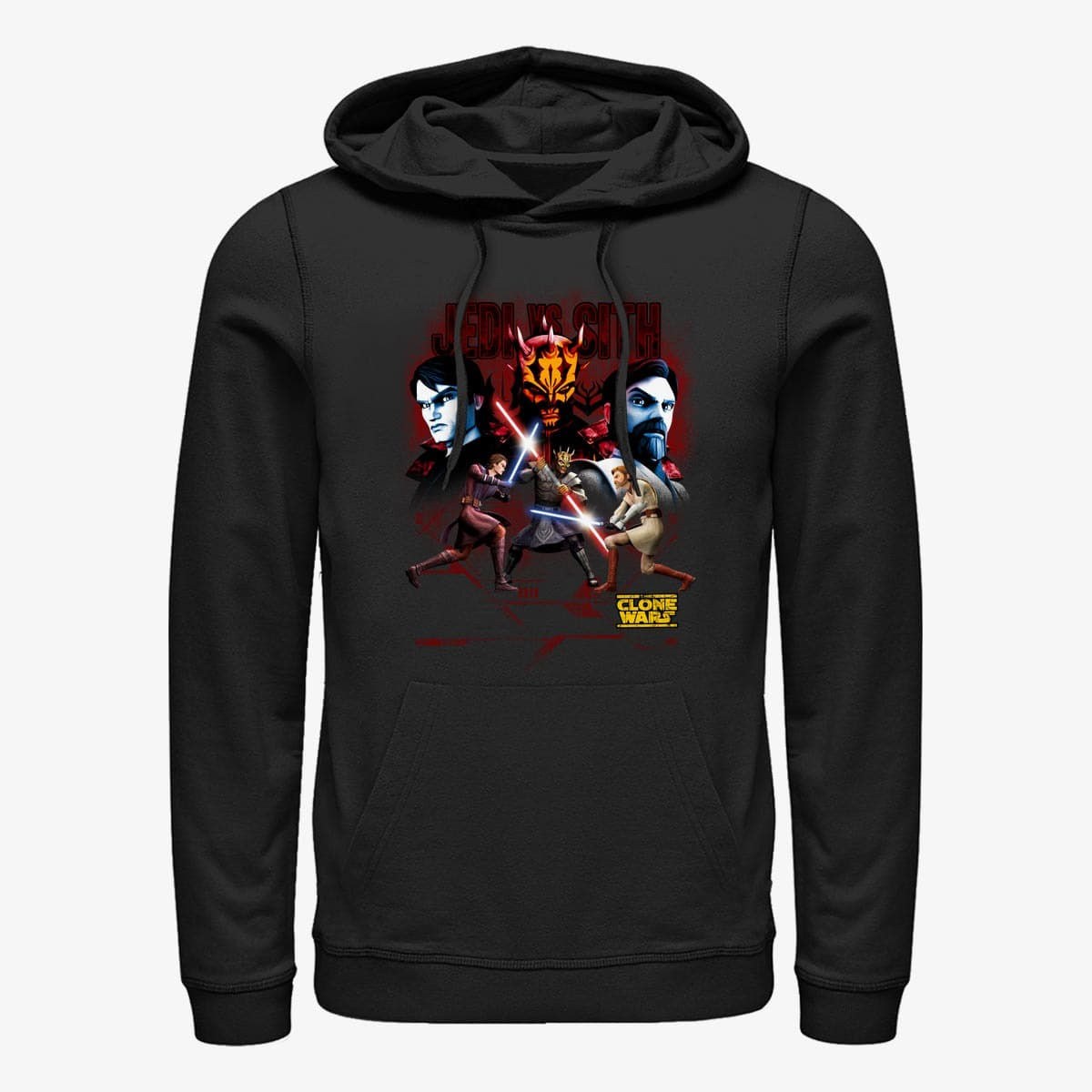 Hanorace Merch Star Wars: Clone Wars - Veruses Mode Unisex Hoodie Black