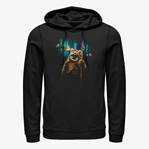 Mikina Merch Star Wars: Classic - Wicket Village Unisex Hoodie Black