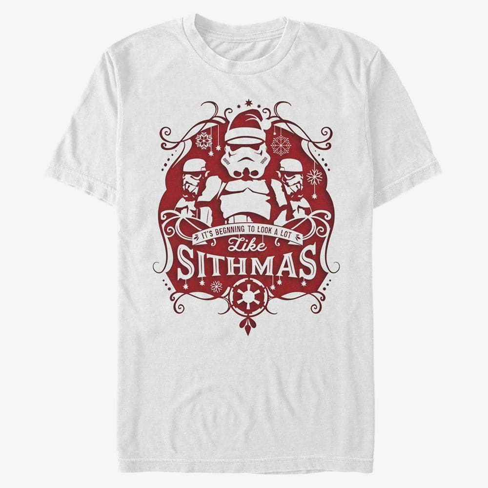 T-shirts Merch Star Wars: Classic - Trooper Claus Unisex T-Shirt White