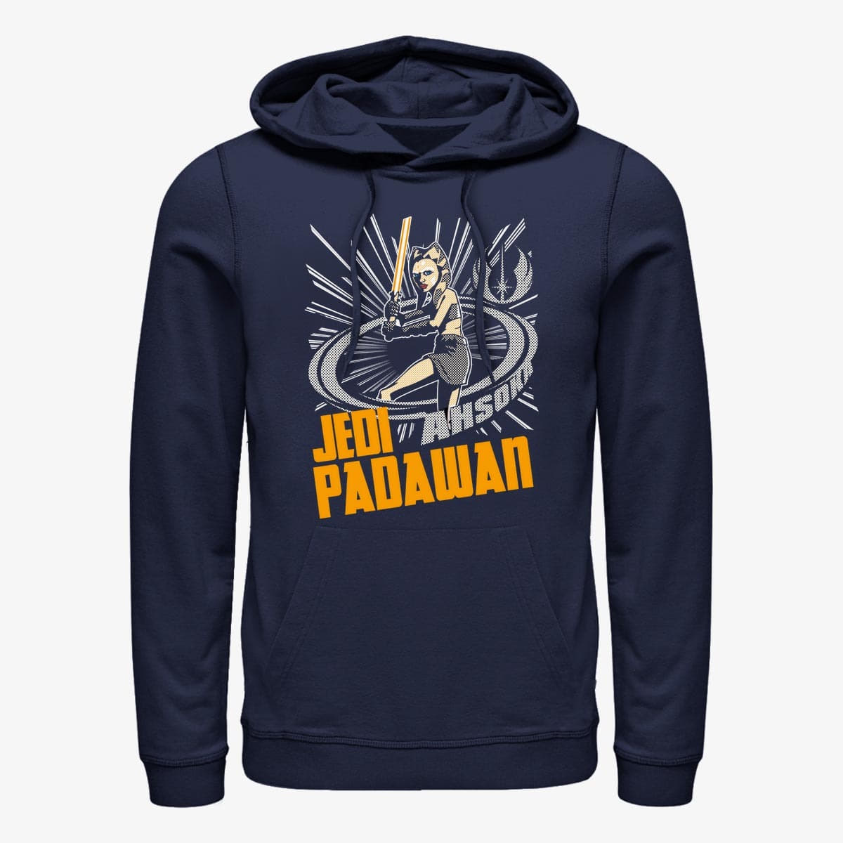 Dukserice Merch Star Wars: Clone Wars - Ahsoka Padawan Unisex Hoodie Navy Blue