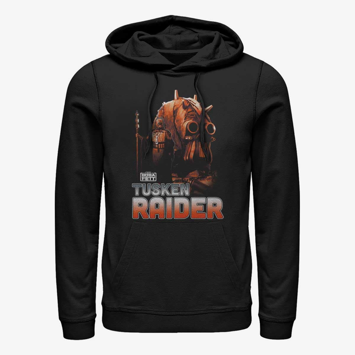 Puloverji   Merch Star Wars Book of Boba Fett - Outlaw Hunter Unisex Hoodie Black