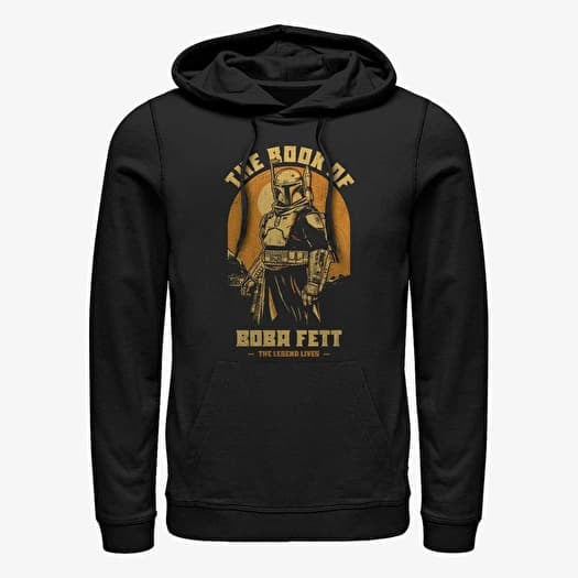 Sweatshirt Merch Star Wars Book of Boba Fett - Living Legend Unisex Hoodie Black