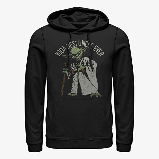 Mikina Merch Star Wars: Classic - Green Uncle Unisex Hoodie Black