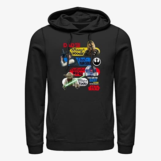 Sweatshirt Merch Star Wars: Classic - Galaxy Dad Unisex Hoodie Black
