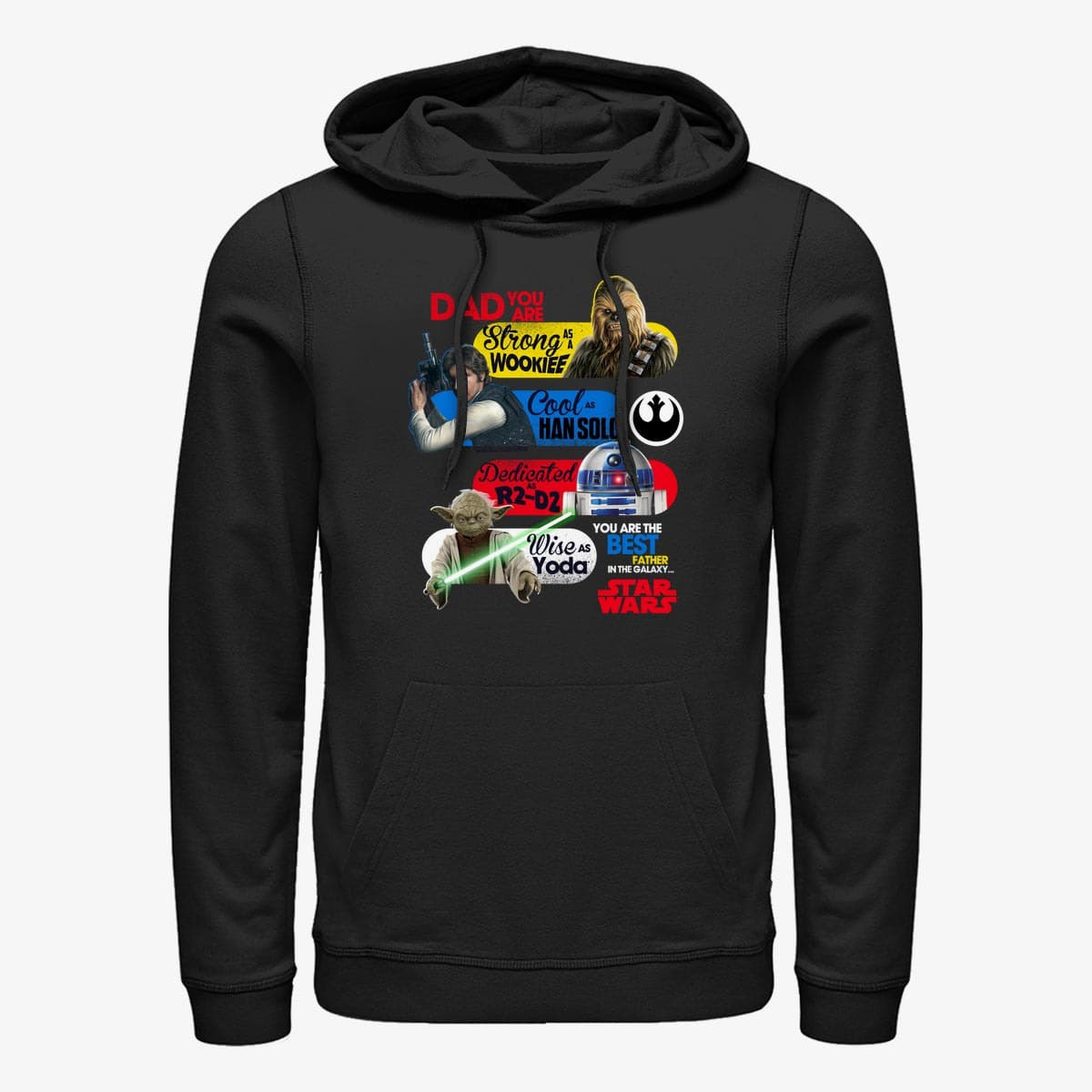 Puloverji   Merch Star Wars: Classic - Galaxy Dad Unisex Hoodie Black