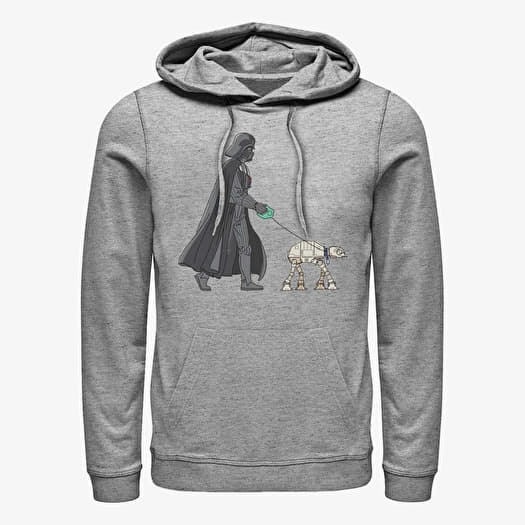 Kampsun Merch Star Wars: Classic - Vader Walker Unisex Hoodie Heather Grey