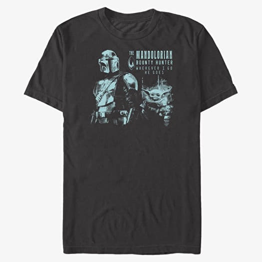 T-shirt Merch Star Wars: The Mandalorian - And Cub Unisex T-Shirt Black