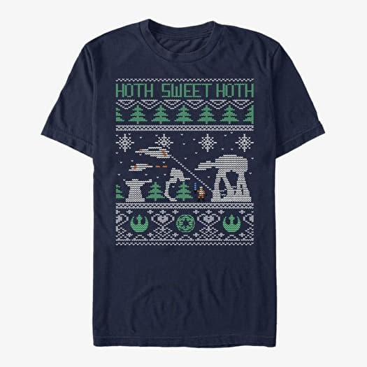 T-shirt Merch Star Wars: Classic - Holiday Battle Unisex T-Shirt Navy Blue