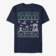 Merch Star Wars: Classic - Holiday Battle Unisex T-Shirt Navy Blue