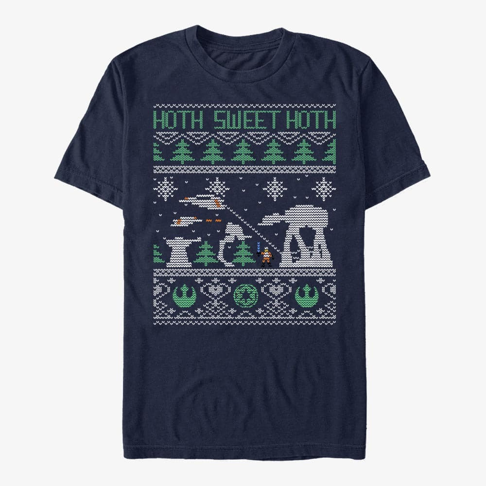 T-Shirts Merch Star Wars: Classic - Holiday Battle Unisex T-Shirt Navy Blue