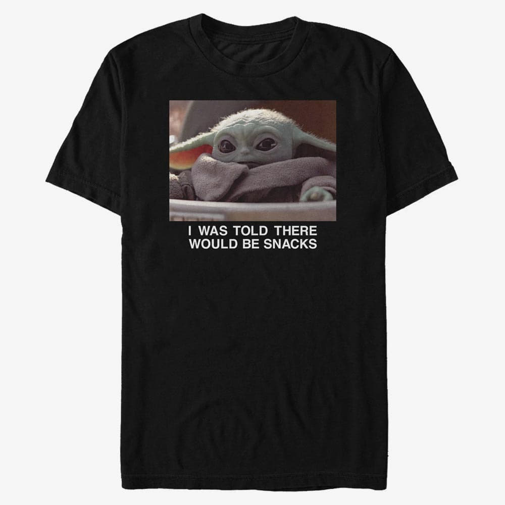 T-shirts Merch Star Wars: The Mandalorian - Told About Snacks Unisex T-Shirt Black