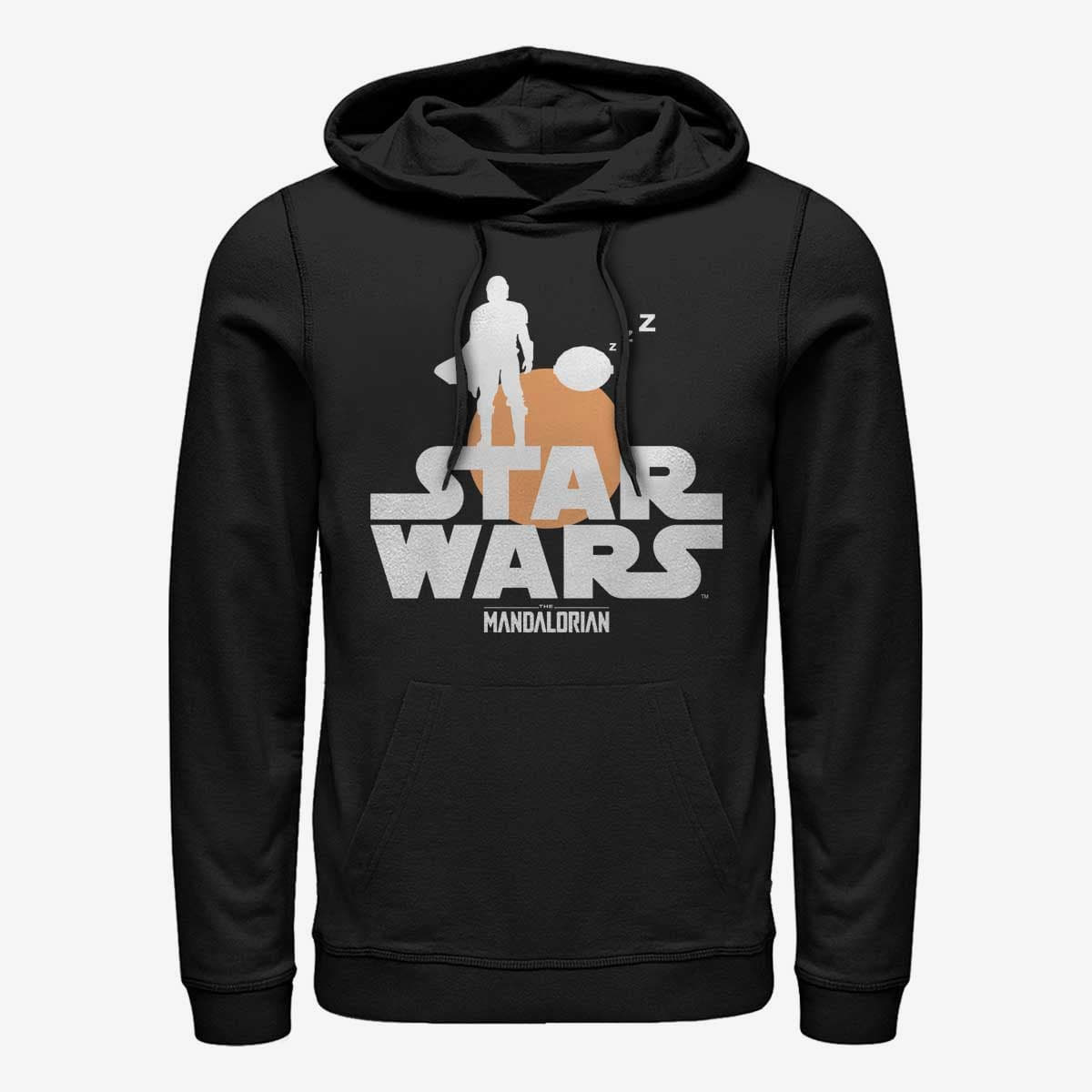 Hættetrøjer og sweatshirts Merch Star Wars: The Mandalorian - Sunset Duo Unisex Hoodie Black