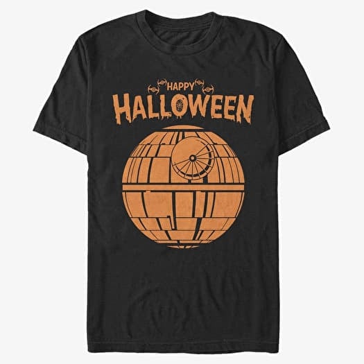 T-shirt Merch Star Wars: Classic - Happy Death Star Unisex T-Shirt Black