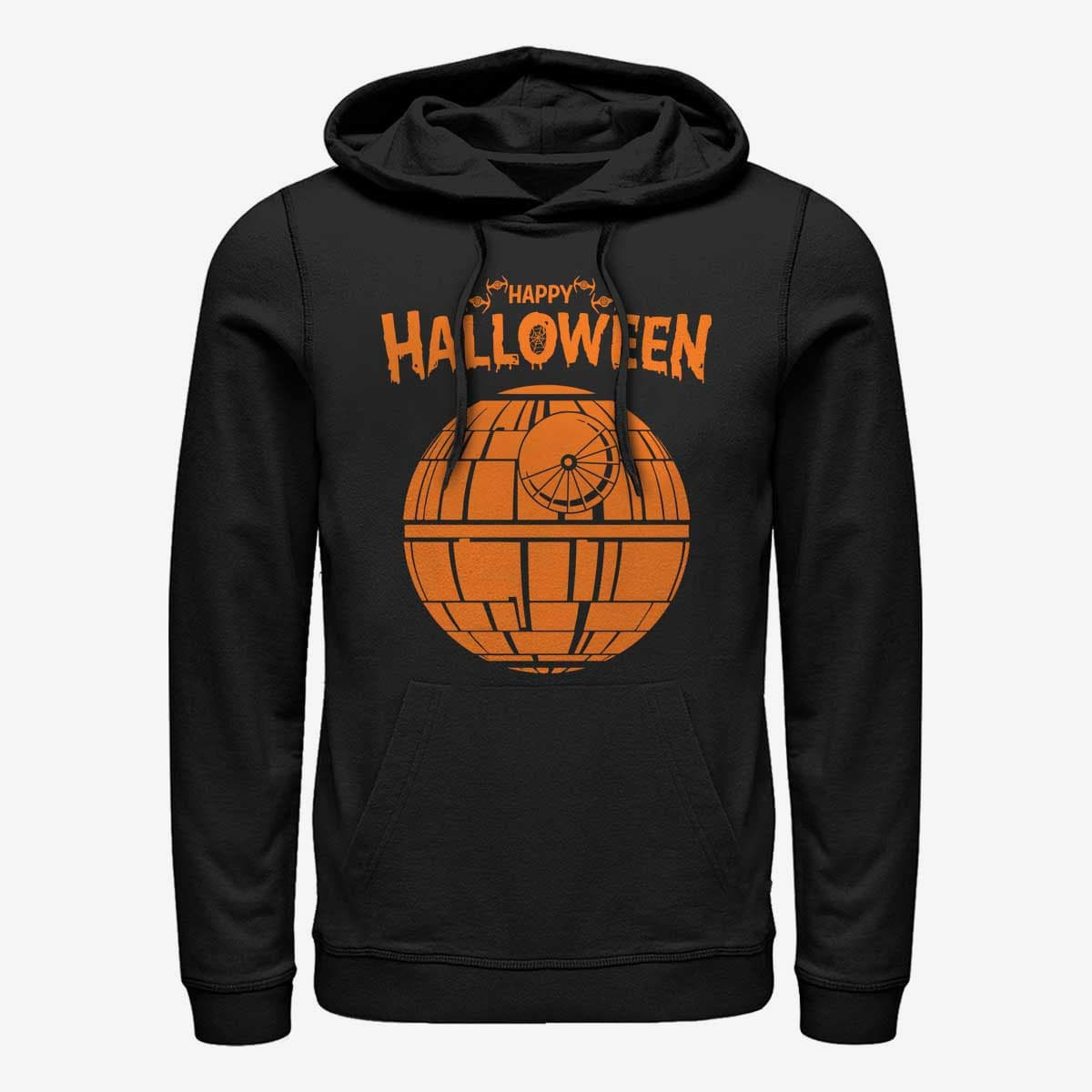 Hanorace Merch Star Wars: Classic - Happy Death Star Unisex Hoodie Black