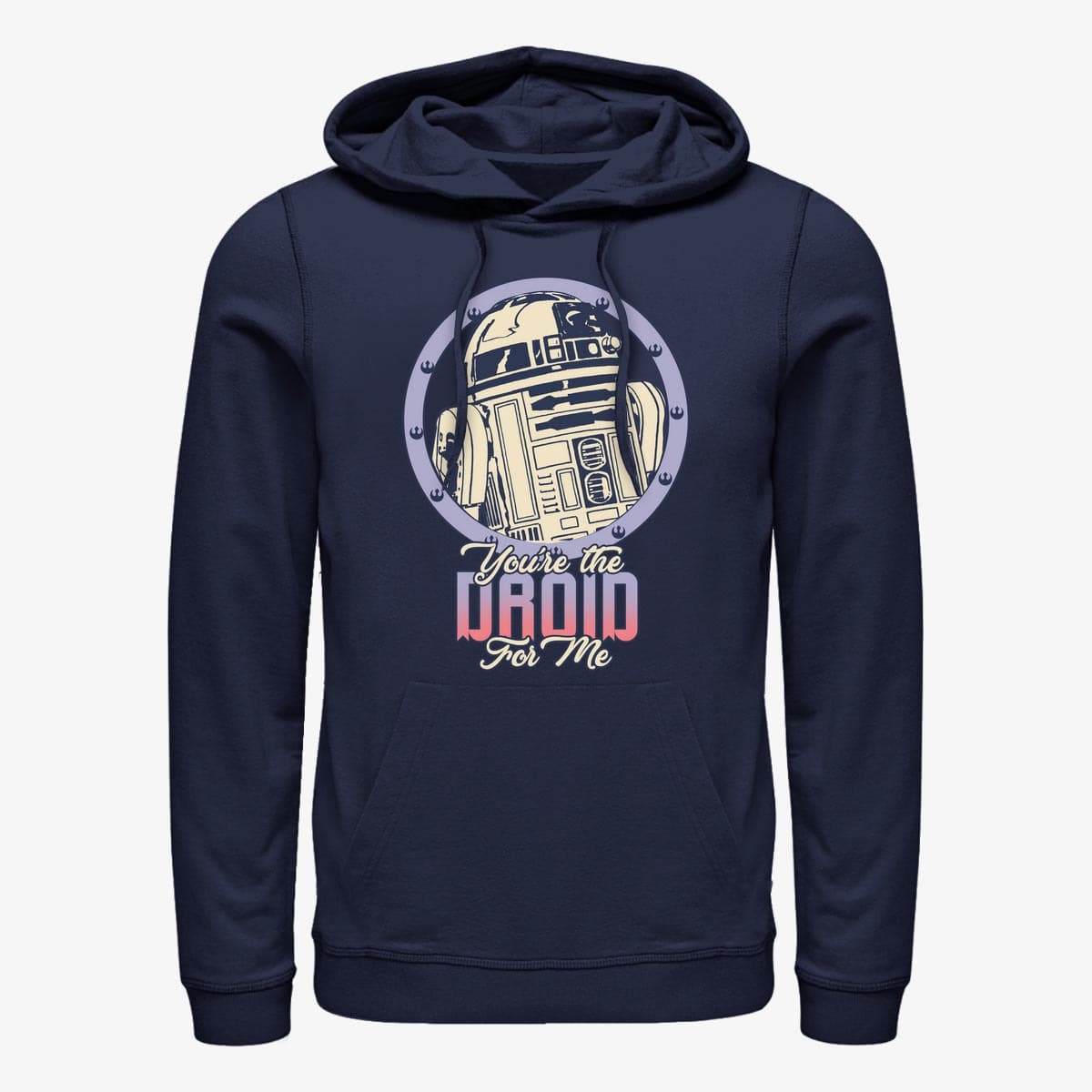 Суитчъри Merch Star Wars: Classic - Droid for Me Unisex Hoodie Navy Blue