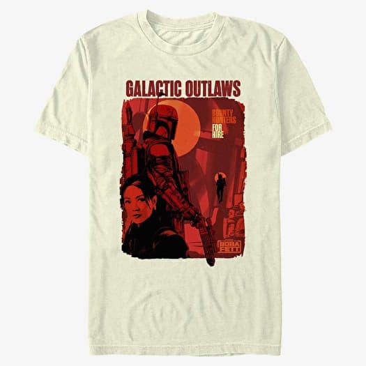 Maglietta Merch Star Wars Book of Boba Fett - Hunters For Hire Unisex T-Shirt Natural