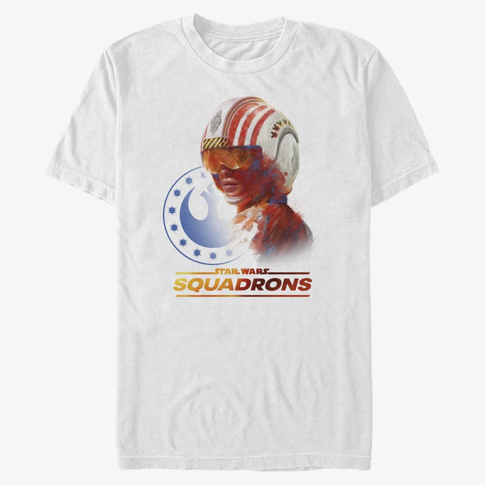 T-shirts Merch Star Wars: Squadrons - Rebel Pilot Unisex T-Shirt White