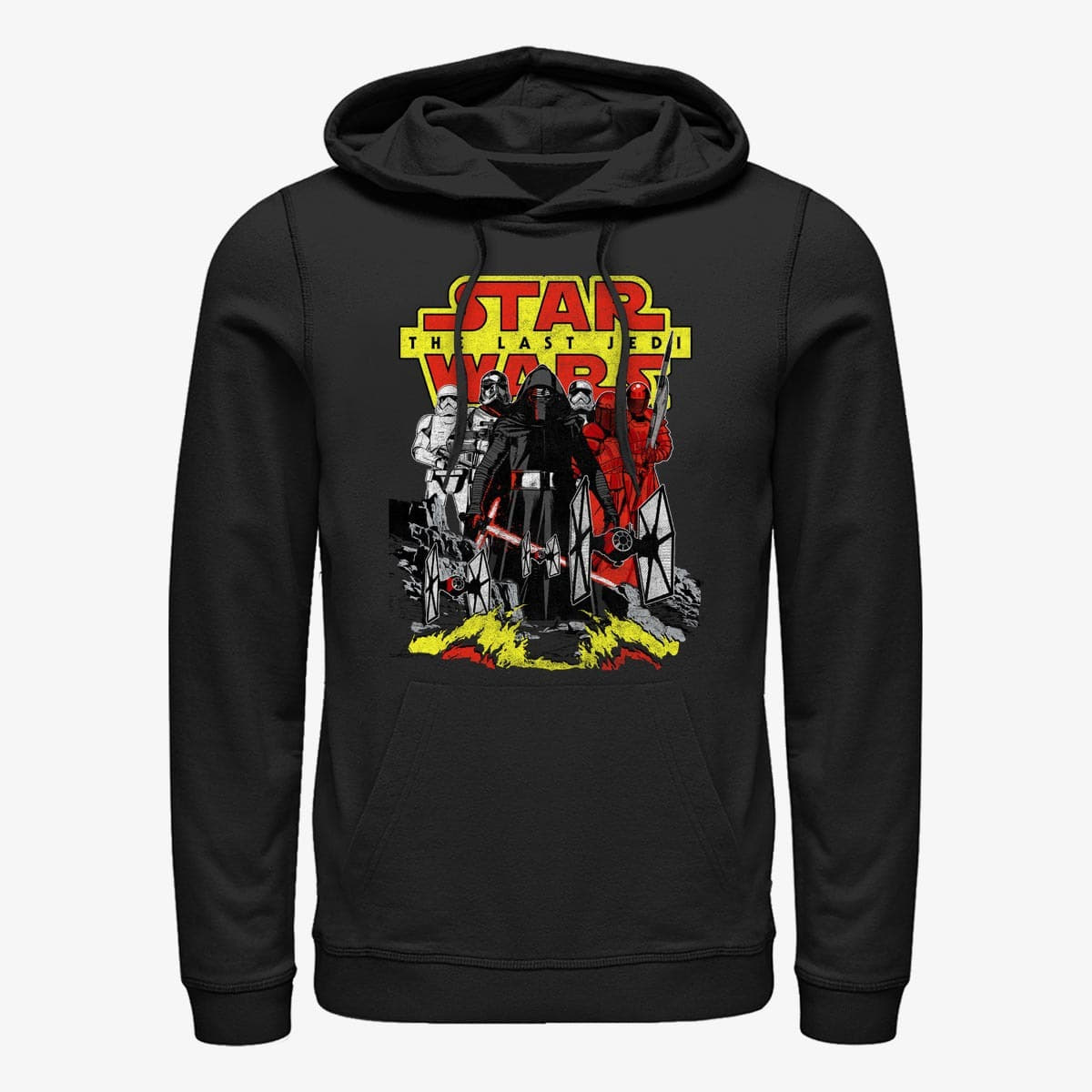 Hættetrøjer og sweatshirts Merch Star Wars: The Last Jedi - Dark Comic Unisex Hoodie Black