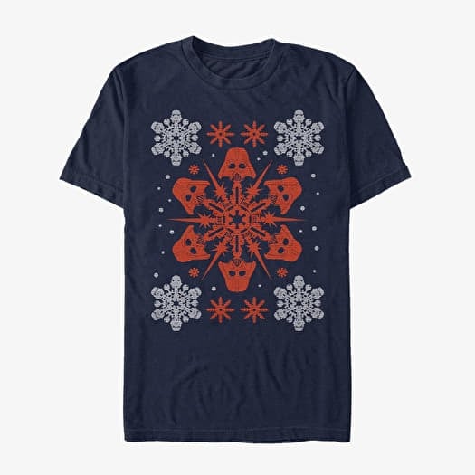 T-särk Merch Star Wars - Vader Holiday Unisex T-Shirt Navy Blue