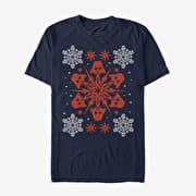 Merch Star Wars - Vader Holiday Unisex T-Shirt Navy Blue