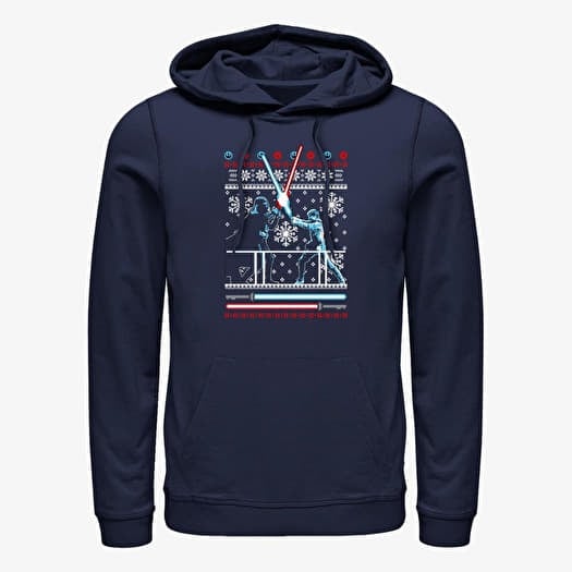 Mikina Merch Star Wars: Classic - Ugly Fued Unisex Hoodie Navy Blue