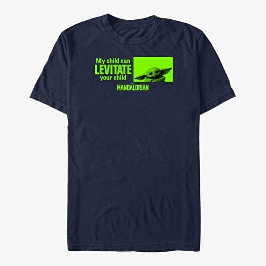 T-shirt Merch Star Wars: The Mandalorian - Levitate Child Unisex T-Shirt Navy Blue