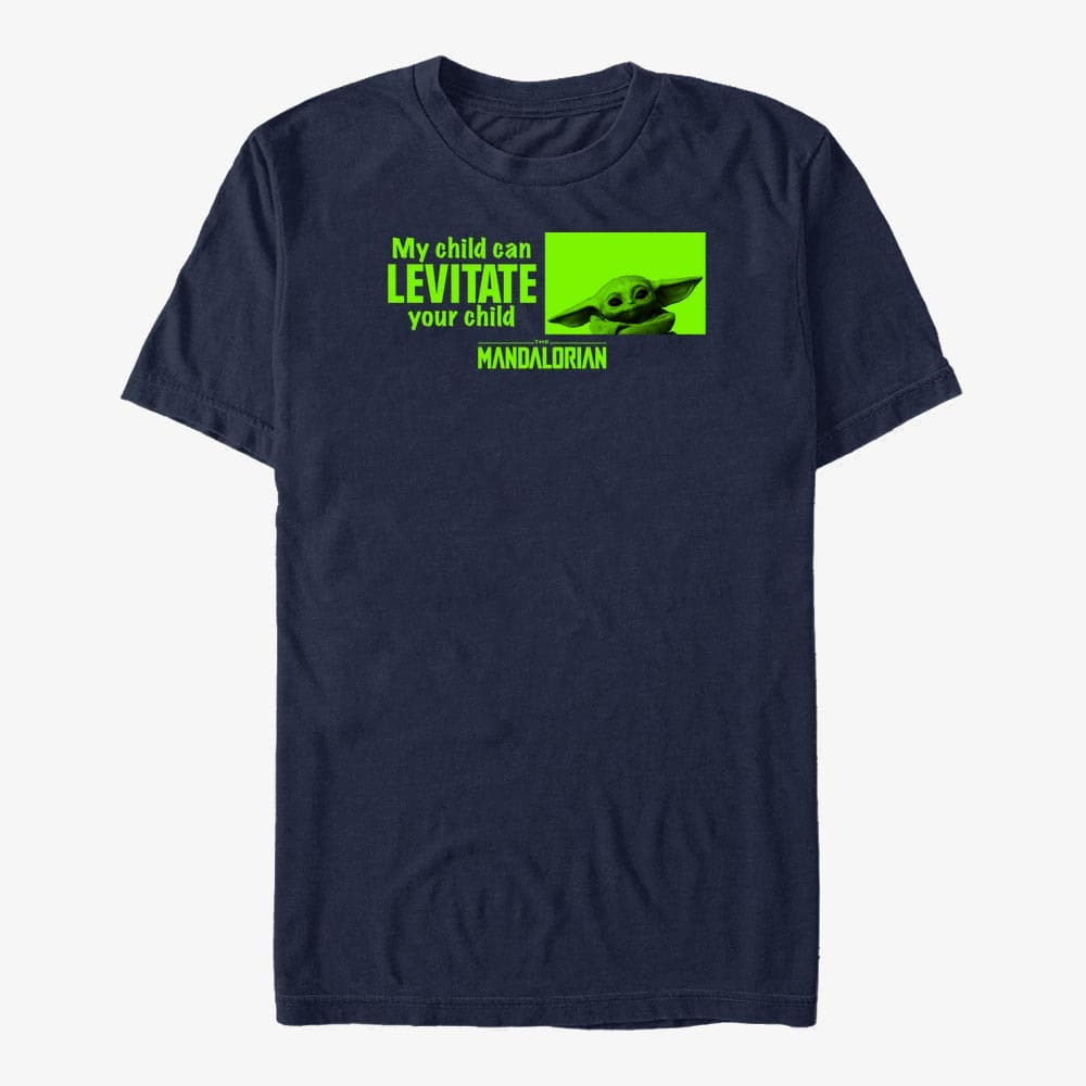 T-shirts Merch Star Wars: The Mandalorian - Levitate Child Unisex T-Shirt Navy Blue